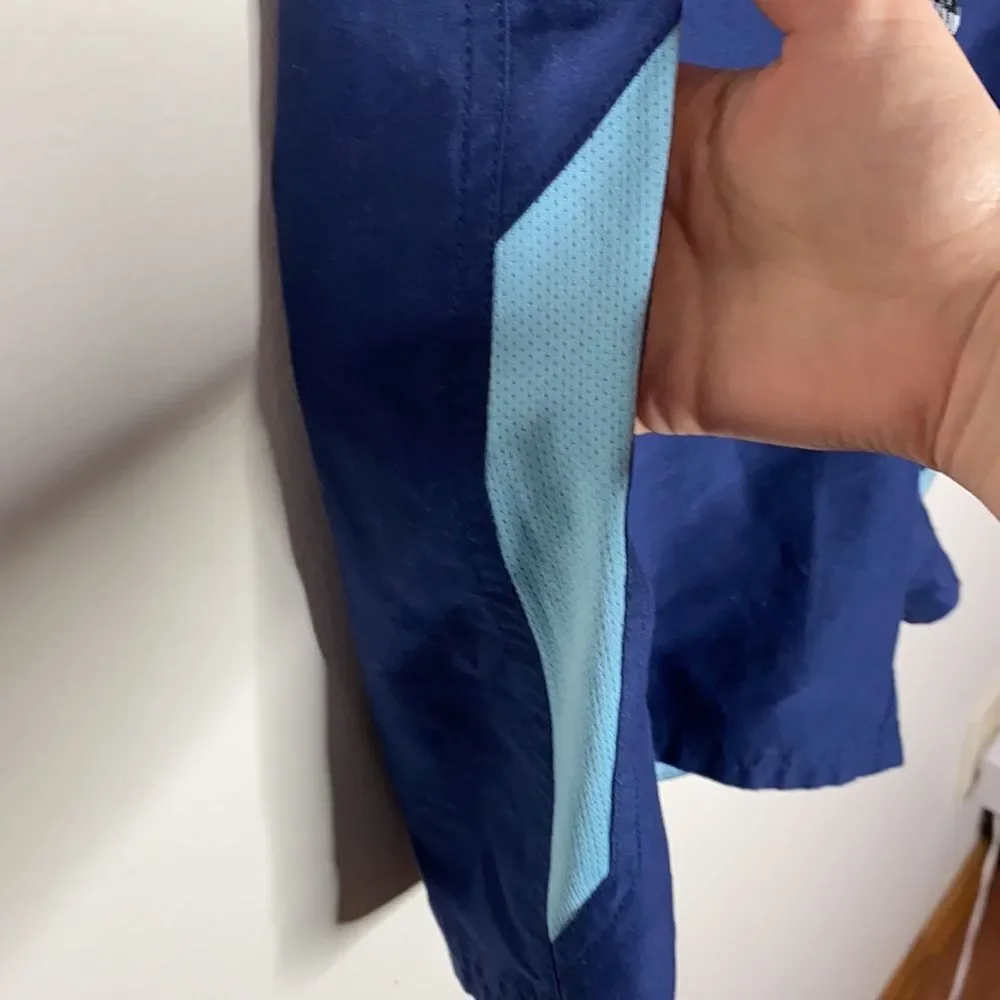 Nike navy light blue colorblock swim trunks Size M